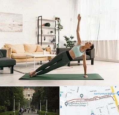 کلاس یوگا در بلوار معلم رشت