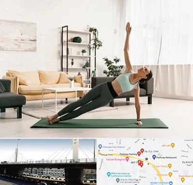 کلاس یوگا در پارک وی