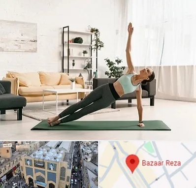 کلاس یوگا در بازار رضا مشهد