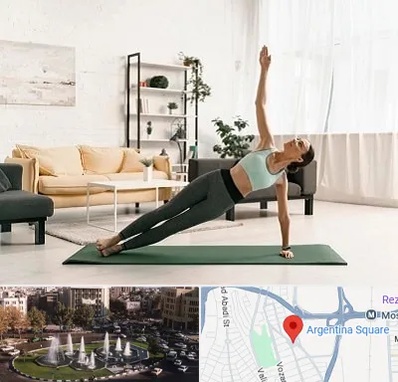 کلاس یوگا در آرژانتین