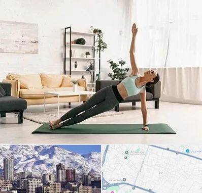 کلاس یوگا در ازگل