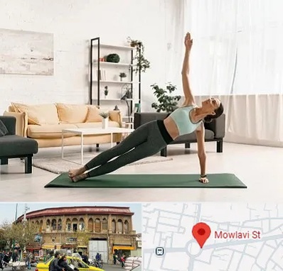 کلاس یوگا در مولوی