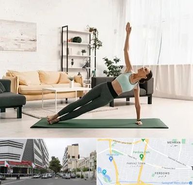 کلاس یوگا در بلوار فردوس