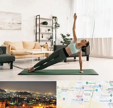 کلاس یوگا در مارلیک کرج