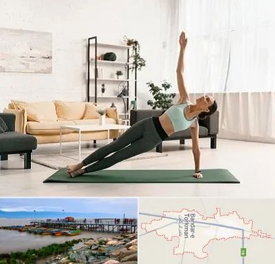 کلاس یوگا در بندر ترکمن