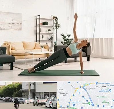 کلاس یوگا در قدوسی شرقی شیراز