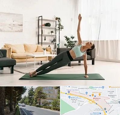 کلاس یوگا در مهرویلا کرج