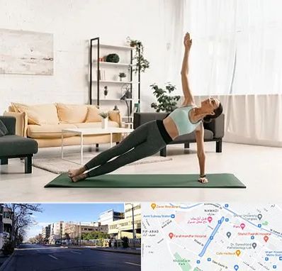 کلاس یوگا در خیابان ملاصدرا شیراز