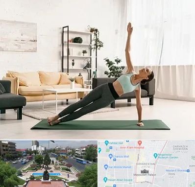 کلاس یوگا در بهارستان