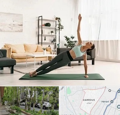 کلاس یوگا در دروس