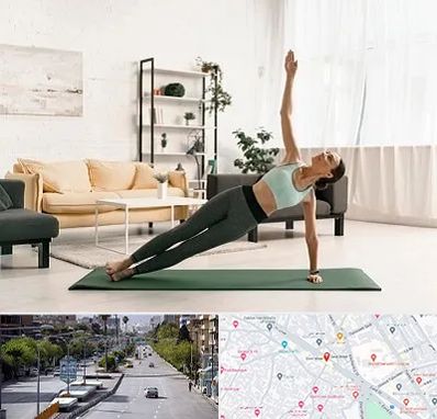 کلاس یوگا در خیابان زند شیراز