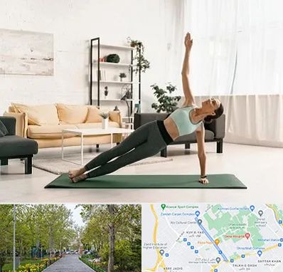 کلاس یوگا در قدوسی غربی شیراز