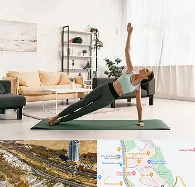 کلاس یوگا در خیابان نیایش شیراز