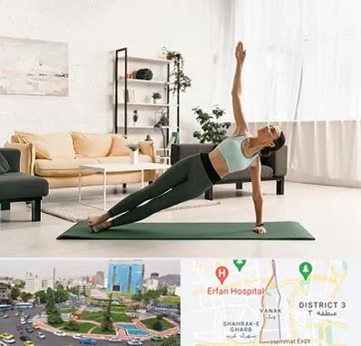 کلاس یوگا در ونک تهران