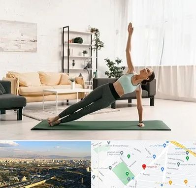 کلاس یوگا در هنگام