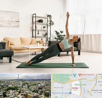 کلاس یوگا در گیشا