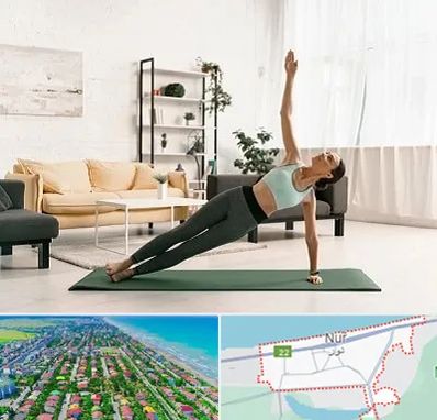 کلاس یوگا در نور