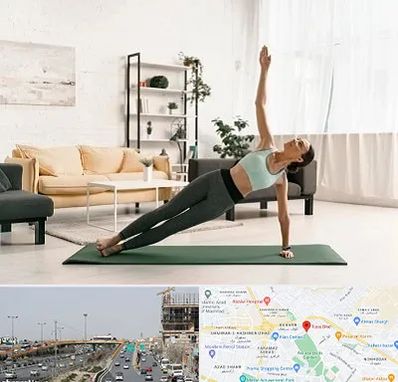 کلاس یوگا در بلوار توس مشهد