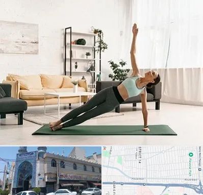 کلاس یوگا در بلوار ابوذر