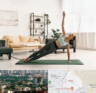 کلاس یوگا در عظیمیه کرج