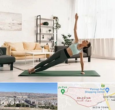 کلاس یوگا در شهرک گلستان شیراز