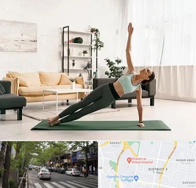 کلاس یوگا در ظفر