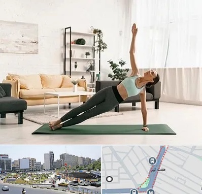 کلاس یوگا در هفت تیر