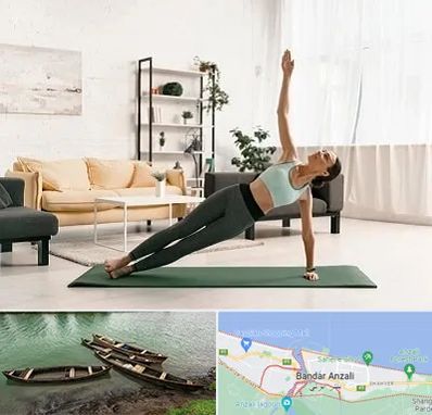 کلاس یوگا در بندر انزلی