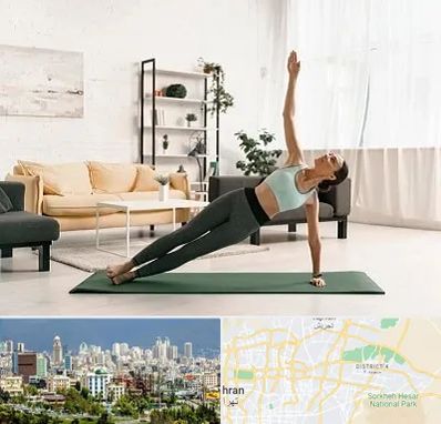 کلاس یوگا در شرق تهران