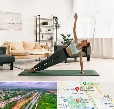 کلاس یوگا در قصرالدشت شیراز