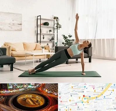 کلاس یوگا در میدان ولیعصر