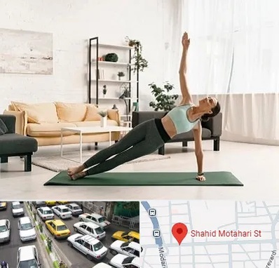 کلاس یوگا در مطهری تهران