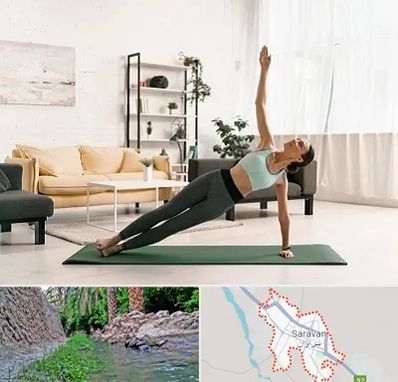 کلاس یوگا در سراوان