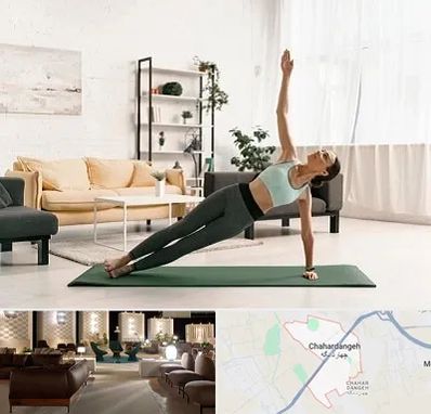 کلاس یوگا در چهاردانگه