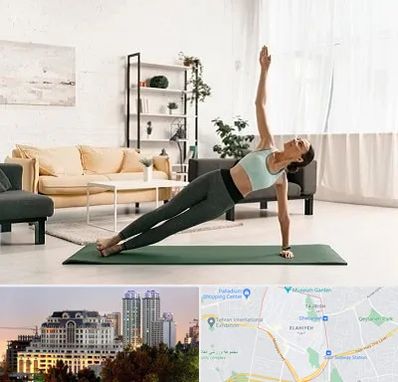 کلاس یوگا در فرشته