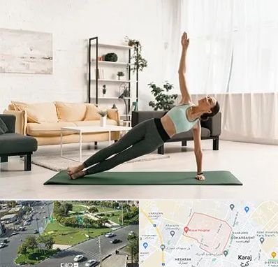 کلاس یوگا در شاهین ویلا کرج