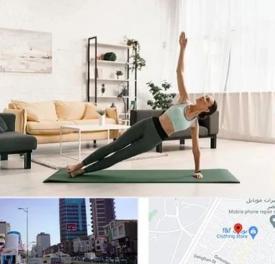 کلاس یوگا در چهارراه طالقانی کرج