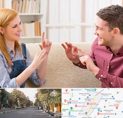 آموزشگاه زبان ناشنوایان در شریعتی 