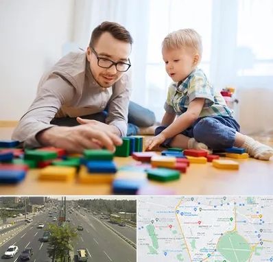 بازی درمانی در منطقه 17 تهران