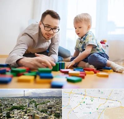 بازی درمانی در منطقه 8 تهران