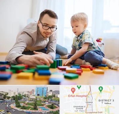 بازی درمانی در ونک 