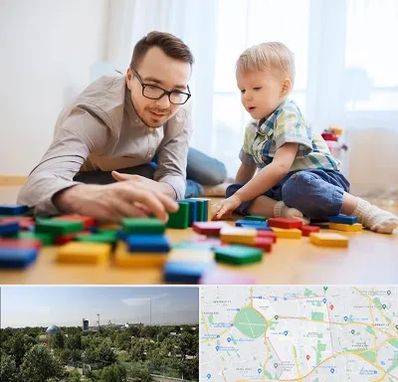 بازی درمانی در منطقه 16 تهران