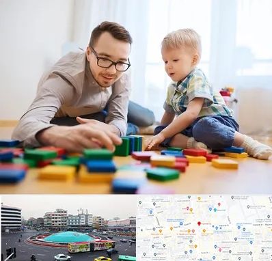 بازی درمانی در میدان انقلاب