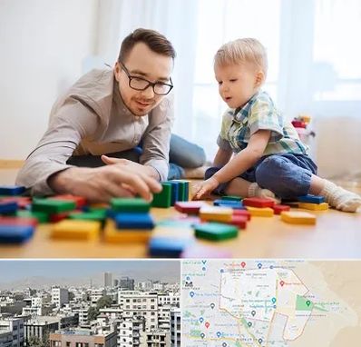 بازی درمانی در منطقه 14 تهران