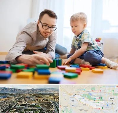 بازی درمانی در منطقه 21 تهران