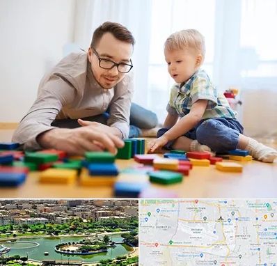 بازی درمانی در منطقه 9 تهران