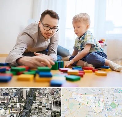 بازی درمانی در منطقه 18 تهران