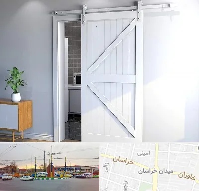 درب ریلی و کشویی در میدان خراسان