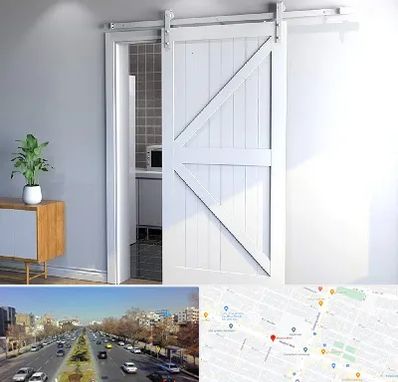 درب ریلی و کشویی در بلوار معلم مشهد