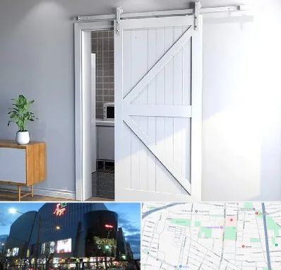 درب ریلی و کشویی در بلوار اباذر